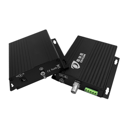 1 Kanal Analog CCTV Video RS485 Veri Fiber Media Converter 720P DC5V