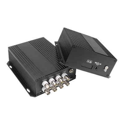 8 Port Analog Dijital Fiber Optik Dönüştürücü CCTV İzleme Koaksiyel Video DC5V