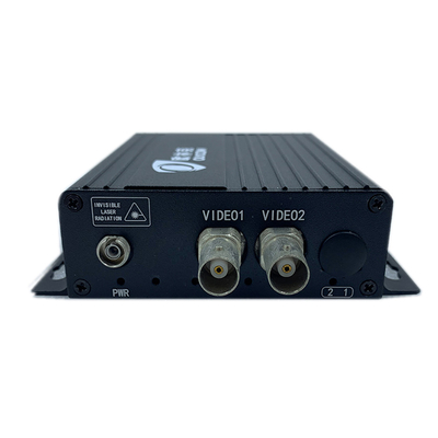 2 Port CCTV Analog Video Fiber Optic Converter 720P DC5V FC/SC/ST Bağlantısı