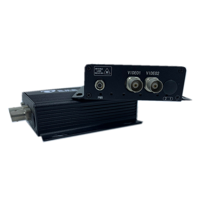 2 Port CCTV Analog Video Fiber Optic Converter 720P DC5V FC/SC/ST Bağlantısı