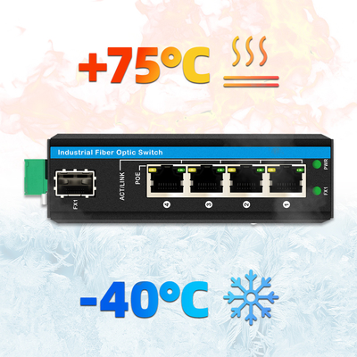 5 Port Gigabit Yönetilmeyen POE Değiştiricisi DC48-52V Dış kullanım için güç kaynağı Ethernet anahtarı