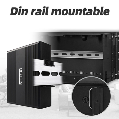 5 Port Gigabit Yönetilmeyen POE Değiştiricisi DC48-52V Dış kullanım için güç kaynağı Ethernet anahtarı