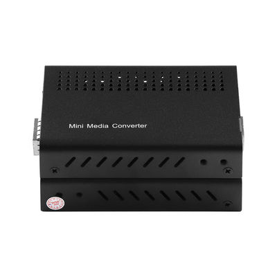 Mini 10G Yönetilmeyen SFP+ Fiber Optik - 10GBase-T Raf Tipi CE Medya Dönüştürücü