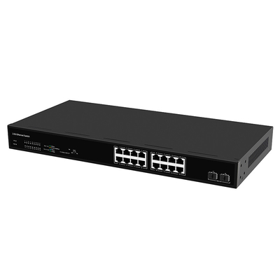 16 Port 2.5G Ağ Değiştiricisi 10G Fiber Yönetilmeyen Otomatik Adaptatif Hız Seçmeli PoE