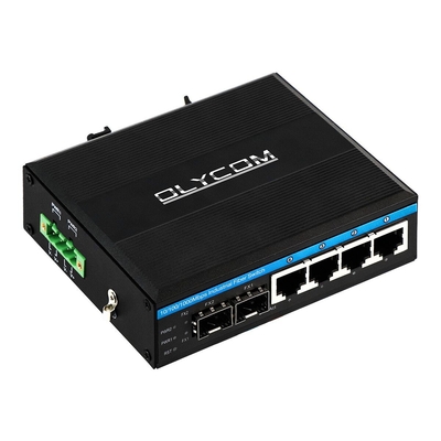 10/100/1000mbps Gigabit yönetilen poe anahtarı 2 sfp yuva din ray ethernet anahtarı ile