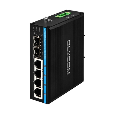 10/100/1000mbps Gigabit yönetilen poe anahtarı 2 sfp yuva din ray ethernet anahtarı ile