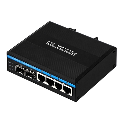 10/100/1000mbps Gigabit yönetilen poe anahtarı 2 sfp yuva din ray ethernet anahtarı ile
