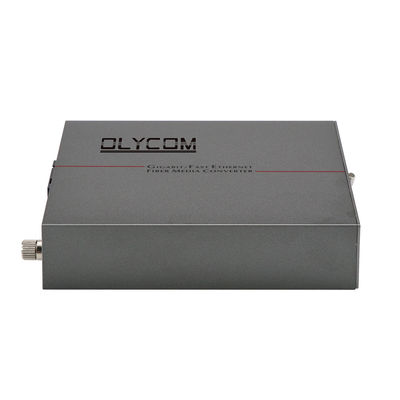 LFPT Hızlı Ethernet Tek Modlu Fiber 30W Bütçe DC48V Girişi ile PoE Medya Dönüştürücüsü