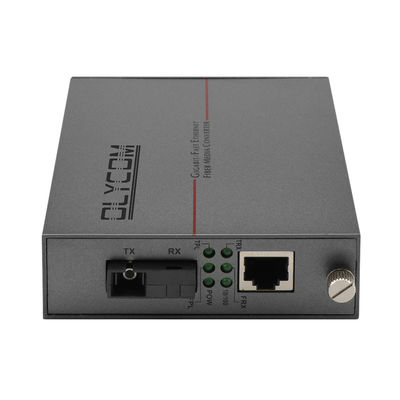 LFPT Hızlı Ethernet Tek Modlu Fiber 30W Bütçe DC48V Girişi ile PoE Medya Dönüştürücüsü