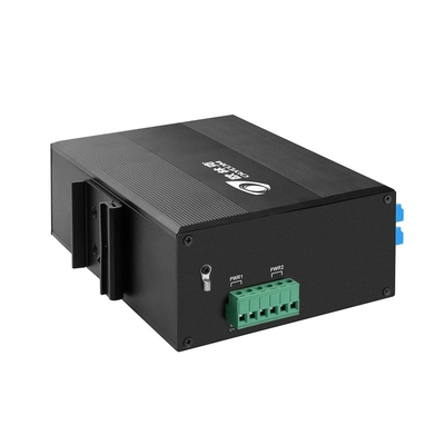 Endüstriyel Gigabit 12 Port Din Rial Switch Yönetilen Optik Bypass Ethernet POE Switch