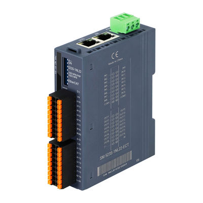 16 Port EtherCAT PLC IO Modülü Bağımsız 8 Bit DIP Anahtarı 16DI 16DO NPN Çıkışı CE