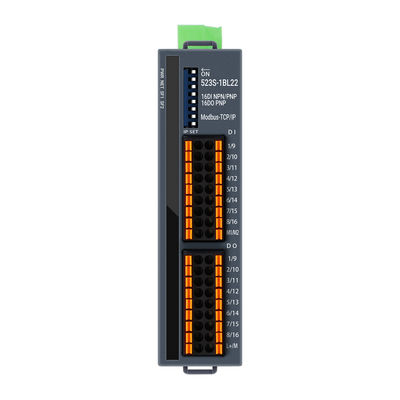 Modbus TCP/IP Slave I/O Modülü 24VDC 2 RJ45 16 Port DI DO Din Rail NPN PNP Bağlantısı