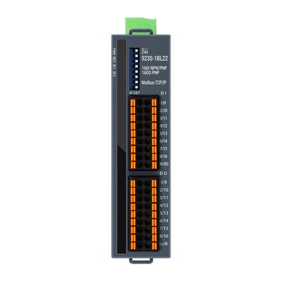 TCP/IP Modbus I/O köle modülü NPN ve PNP desteklenir 16 Port DI DO DIN Montajlı