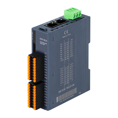 EtherCAT otobüs PLC IO Modülü Uzak EtherCAT genişletilebilir birleştirici 16DI+16DO Din-rail I/O Modülü