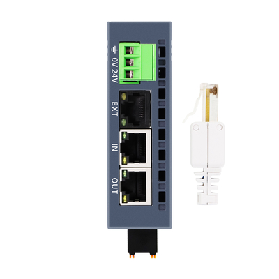 EtherCAT Protokolü PAL I/O Sistemi EtherCAT dağıtılmış ölçeklenebilir çiftleyici 3 RJ45 16DI+16DO I/O Modülü