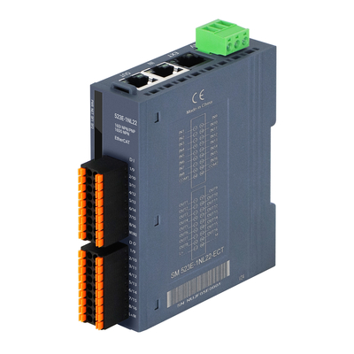 EtherCAT Protokolü PAL I/O Sistemi EtherCAT dağıtılmış ölçeklenebilir çiftleyici 3 RJ45 16DI+16DO I/O Modülü