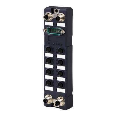 Güçlü IP67 Su geçirmez 8 Port Gigabit Endüstriyel Ethernet Değiştirici Yönetilen M12 Demiryolu Ethernet Değiştirici