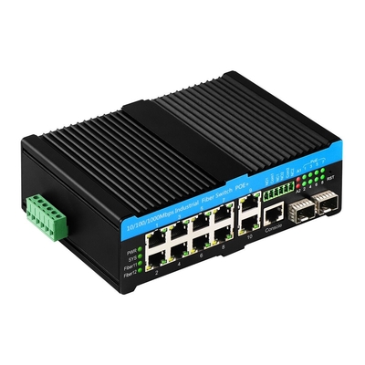 8-Port PoE Gigabit Ethernet Switch L2 DC48V Girişi ve IP40 Koruma Derecesi ile Yönetiliyor