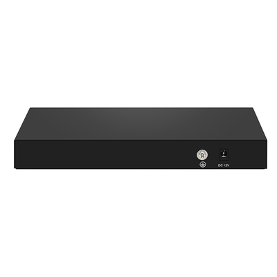 8 portlu 10G SFP+ Fiber Switch yönetilmemiş 1G/2.5G Otomatik uyarlanabilir DC12V Destek OEM