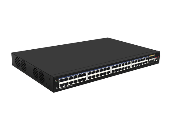 48 Port 10G Poe Değiştiricisi L3 Yönetilen Ethernet Değiştiricisi 48*Gigabit Poe Portları+4*10G Sfp+ Portları ile