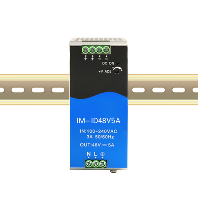 Olycom Endüstriyel 240W Güç kaynağı Din Rail DC48V Çıkış 5A DC Düzenlenebilir
