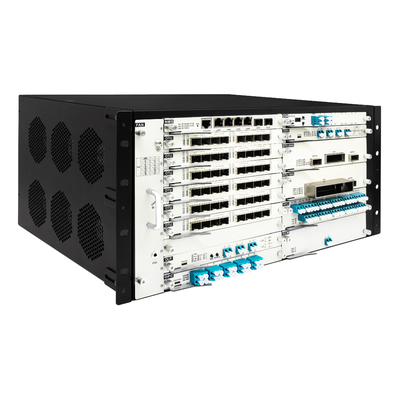 EDFA AWG yapılandırılabilir kartları ile 19" 5U OTN DWDM iletim ekipman sistemi