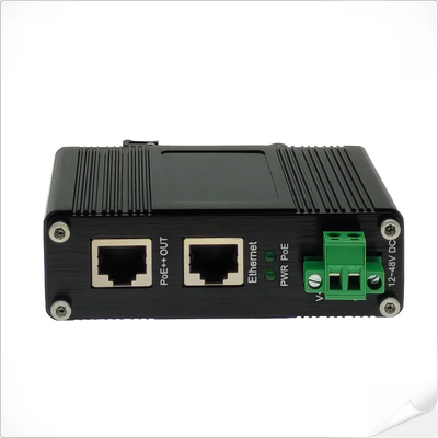 Endüstriyel 90W 802.3bt PoE++ Enjektor Gigabit DC12V DC24V DC48V Giriş Mini Boyut