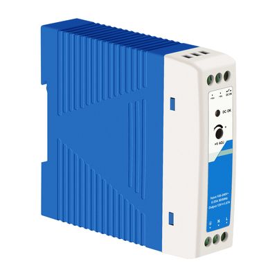 12V Din Güç kaynağı 20W 1.67A Plastik AC/DC Giriş CE UL Listed Industrial Grade