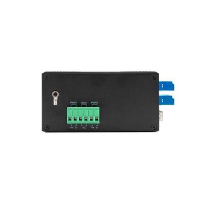 2*2B Bypass Fonksiyonlu SM LC Konnektörlü L2 Yönetilebilir Endüstriyel Switch, Optik Hattı Koruma Amaçlı