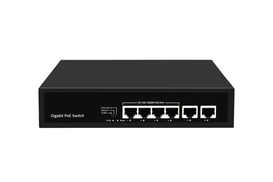 Factory price gigabit 4 port poe switch 65W with poe watchdog