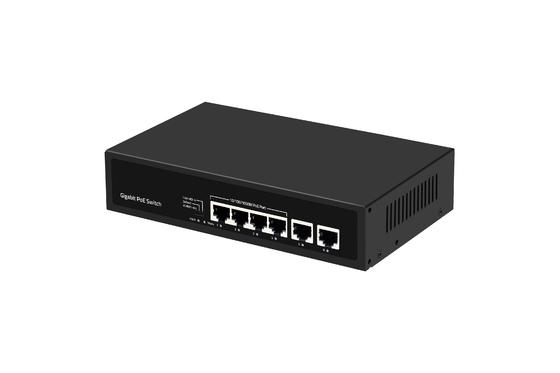 Fabrika fiyatı gigabit 4 portlu poe switch 65W poe watchdog ile