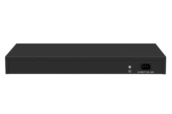 Fabrika fiyatı 10G anahtar 24 Port Ethernet Fiber Switch Masaüstü L3 Yönetilen Ağ Değiştiricisi AC100-240V 1U Rack