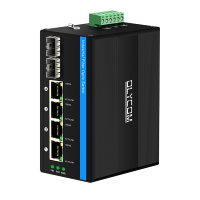 Solar Poe Switch industrial ethernet switch Support DC12/24/48V 4 POE Ports Support Af/at/bt 120W