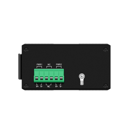 Solar Poe Switch industrial ethernet switch Support DC12/24/48V 4 POE Ports Support Af/at/bt 120W