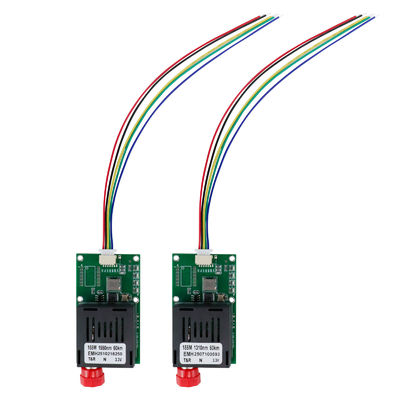 5.5-26V DC ile DC 5.5-26V UAV Platformları için 1 Kanallı Analog Video ve 1 Kanallı TTL Veri ile 80km Fiber Optik Drone Modülü UAV Optik Alıcı-Verici