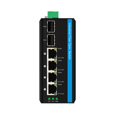 Olycom Solar PoE Switch 4 Port DIN Rail Gigabit Yönetilmeyen DC24V Giriş
