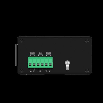 Olycom Solar PoE Switch 4 Port DIN Rail Gigabit Yönetilmeyen DC24V Giriş