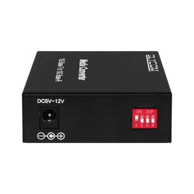 10G SFP+ Yönetilmeyen Fiber Medya Dönüştürücü, Veri Merkezi ve LAN Omurgası için DIP Anahtarlı Optik Fiber Dönüştürücü