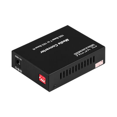 10G SFP+ Yönetilmeyen Fiber Medya Dönüştürücü, Veri Merkezi ve LAN Omurgası için DIP Anahtarlı Optik Fiber Dönüştürücü