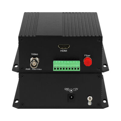 HDMI Video Fiber Converter 1080P Bidi RS422 Tek Modlu Optik Genişletici DC12V CE