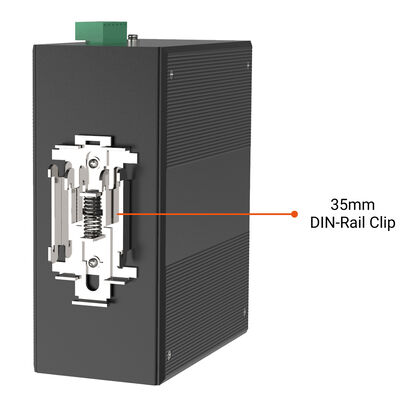 Endüstriyel L3 Yönetilen TSN Ethernet Switch 16 Port 10G Fiber Uplink IEEE 1588v2 DIN Rail