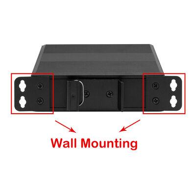 5 Port Hızlı Ağ DIN PoE Değiştirme PoE Af/At 120W Bütçe DC48V Giriş CE FCC Sertifikalı