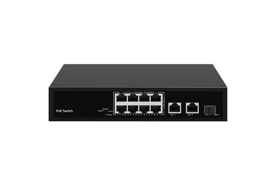 8 Port 10/100Mbps PoE Switch 120W Gigabit Ağı SFP Uplink Yönetilmeyen AC Güçlü CE