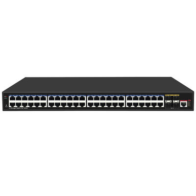 Kurumsal Ağlar İçin 10G Uplink'li 52-Port L3 Yönetilebilir PoE Anahtar 400W Bütçe CE