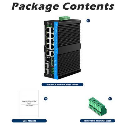 PTZ kameralar için 8 Port 2.5G Endüstriyel Poe Anahtarı 90w Ağ POE++ Yönetilen Anahtar