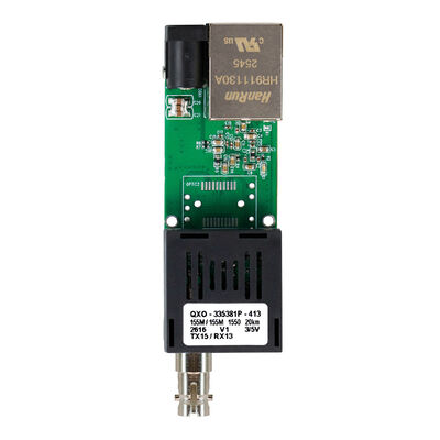 İHA Fiber İletişim Çözümü Mini Boyut için Gigabit Medya Dönüştürücü Kart DC5V ~ DC24V