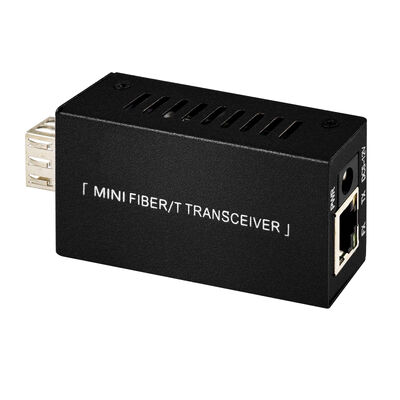 Mini Gigabit Fiber Optic Media Converter DC5V DC12V Kompakt Boyut 20KM Uzantı CE