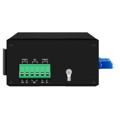 DIP Akıllı Gecikme Özelliği AC/DC Giriş DIN Raylı Çift Güçlü Fiber Bypass Switch Modülü