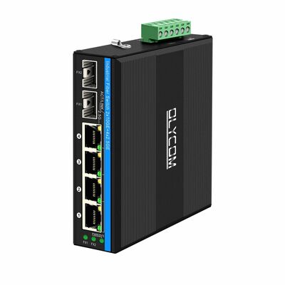 2.5G Endüstriyel Ağ Değiştiricisi 4 10G Uplinks ile Port yönetilmemiş Realtek Temelli DIN Rail