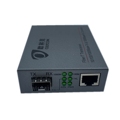 Normal Masaüstü Fiber Optik Ethernet Medya Dönüştürücü 10/100/1000Mbps